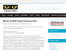 Tablet Screenshot of frilansriks.org